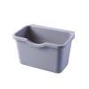 TOMYEUS Compost bin Kitchen/Garbage Kitchen Hanging Desktop Trash Can Creative Cabinet Door Back Clip Hanging Debris Trash Storage Bin Small Trash Can Step Trash can (Color : Gray) view 1