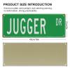 Vintage Retro Metall Street Sign Jugger, Jugger Sign, Jugger Fan, Jugger Participant, Jugger Gift, Competitive Team Sport 16"x6" view 2