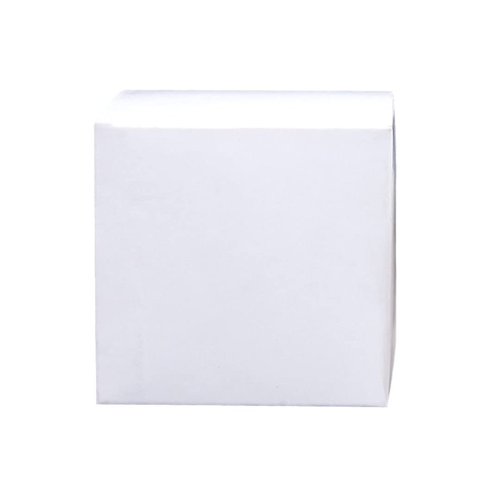 White Small Gift Box Packaging Box 350G Square Blank Cardboard Box Spot Cosmetics Box
