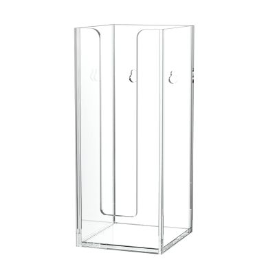 Richboom Acrylic Coffee Cup and Lid Storage Organizer Holder, 1 Compartment, Clear
