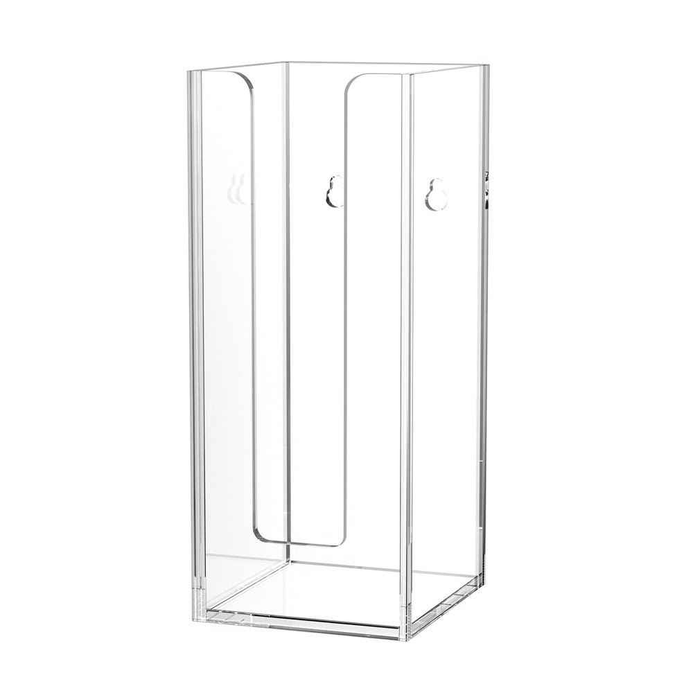 Richboom Acrylic Coffee Cup and Lid Storage Organizer Holder, 1 Compartment, Clear