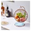 Fruit Bowl for Kitchen Counter Fruit Basket Fruit Basket For Kitchen, Metal Wire Fruits Vegetable Bowl Tiered Stand Holder With Banana Hanger For Organizer Countertop Storage Kitchen Storage Rack view 1