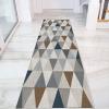 Geometric Design Hallway Passage Narrow Runner Rug, Modern Carpet Runner for Corridor/Kitchen/Living Room Entryway 60cm/70cm/80cm/100cm Width (Size : 3.3 ft x 8.2 ft) view 1