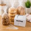 4 Inch White Twist Ties - 2000 Count | Paper Coated Wire Bag Ties | Bread Bags, Bakery, Candy, Coffee & Food Packaging | Dispenser Box | Bits N Things view 2