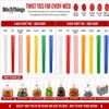 4 Inch White Twist Ties - 2000 Count | Paper Coated Wire Bag Ties | Bread Bags, Bakery, Candy, Coffee & Food Packaging | Dispenser Box | Bits N Things view 3