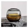 Home vase Creative Transparent Glass Vase Living Room Home Dining Table Coffee Table Office Desktop Decoration Vase Gradient Vase Decorative Vase (Size : A) view 1