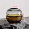 Home vase Creative Transparent Glass Vase Living Room Home Dining Table Coffee Table Office Desktop Decoration Vase Gradient Vase Decorative Vase (Size : A) view 2