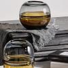 Home vase Creative Transparent Glass Vase Living Room Home Dining Table Coffee Table Office Desktop Decoration Vase Gradient Vase Decorative Vase (Size : A) view 4