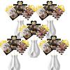 MEFENG 15Pcs 85th Birthday Party Picture Centerpiece Sticks - Black Gold - 85 Years Old Birthday Party Supplies view 1