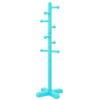 Azaeahom Coat Rack, Freestanding Coat Racks with 8 Hooks 2 Adjustable Height, Tree Coat Rack for Bedroom, Hallway, Entrance, Office, Hats, Handbags,Purse (Blue) view 1