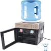 Countertop Ice Hot Water Dispenser, 110V Mini Small Refrigeration Desktop Automatic Drinking, Smart Switch Display & Indicator Light, for Office Home, Champagne Gold view 1