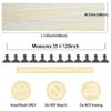 12 Pack 10Ft Cheesecloth Table Runner 35x120 Inch Boho Gauze Rustic Cheese Cloth Long Romantic Table Runner for Wedding Bridal Shower Birthday Party Table Decor (Beige) view 2