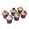 6Pcs Fake Cupcake Model Realistic Cake, Artificial Cakes for Display view 1