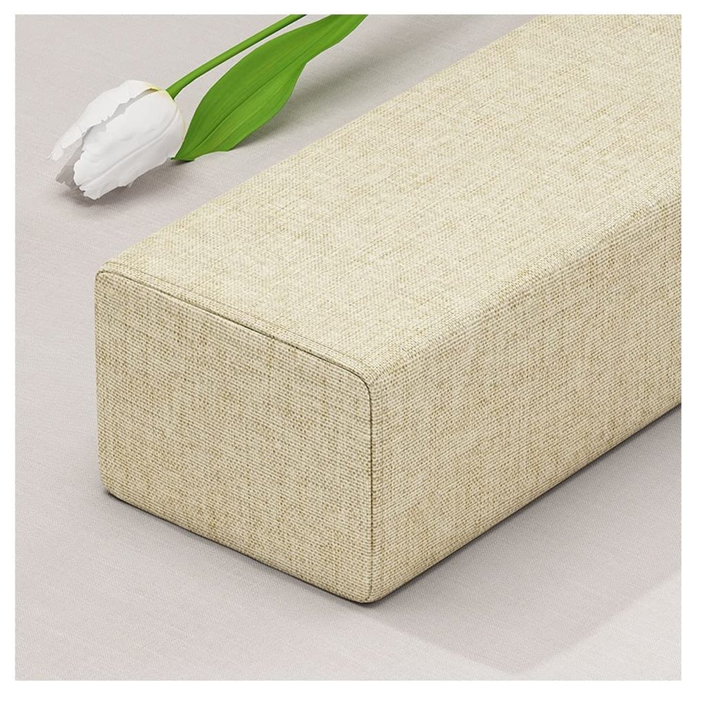Bed Gap Filler Durable Pillow Gap Filler Headboard Pillow to Fill The Gap Between Your Headboard and Mattress Bed Gap Filler Bolster Headboard Cushion (Color : Yellow, Size : 20X10X50cm)