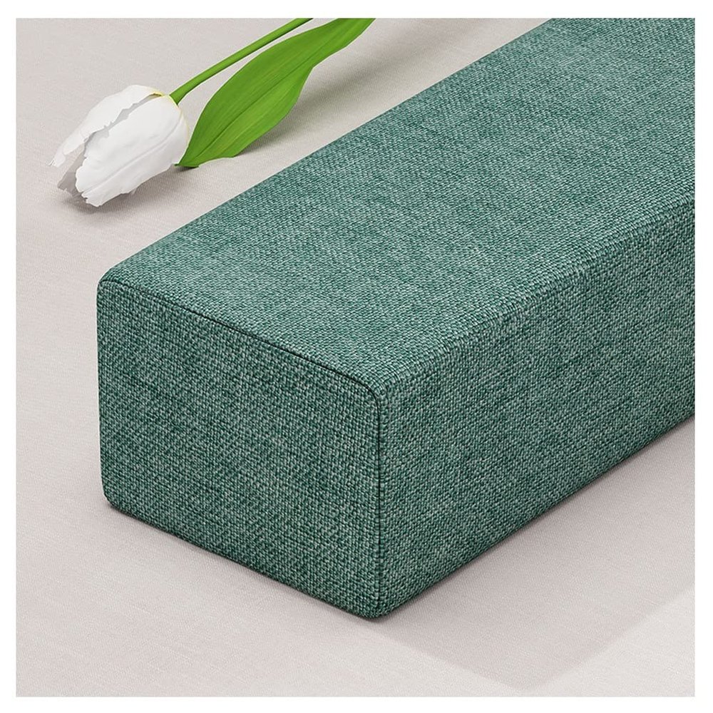 Bed Gap Filler Durable Pillow Gap Filler Headboard Pillow to Fill The Gap Between Your Headboard and Mattress Bed Gap Filler Bolster Headboard Cushion (Color : Green, Size : 20X10X100cm)