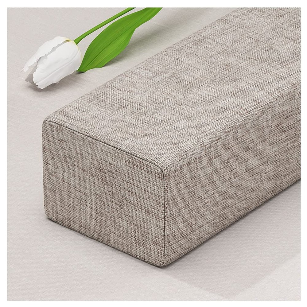 Bed Gap Filler Durable Pillow Gap Filler Headboard Pillow to Fill The Gap Between Your Headboard and Mattress Bed Gap Filler Bolster Headboard Cushion (Color : Light Brown, Size : 20X10X150cm)