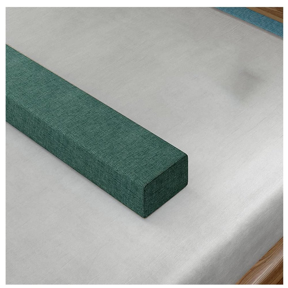 Bed Pillow Bed Gap Filler Headboard Pillow Fill The Gap Cushion Headboard Gap Filler Bed Gap Filler Bolster Between Your Headboard and Mattress (Color : Dark Green, Size : 10X10X120cm)