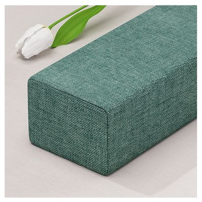 Bed Gap Filler Durable Pillow Gap Filler Headboard Pillow to Fill The Gap Between Your Headboard and Mattress Bed Gap Filler Bolster Headboard Cushion (Color : Green, Size : 20X10X200cm)