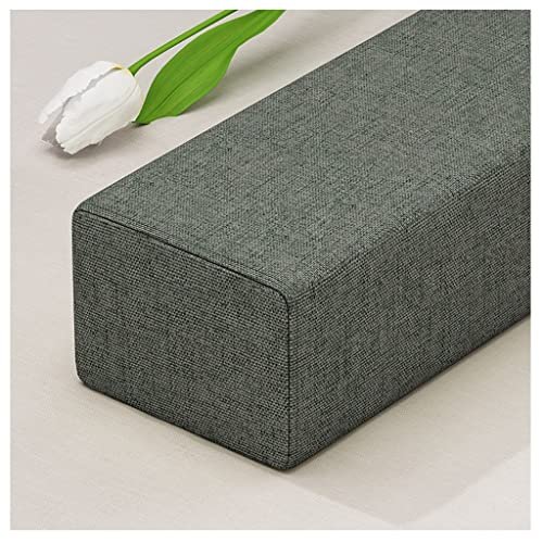 Bed Gap Filler Durable Pillow Gap Filler Headboard Pillow to Fill The Gap Between Your Headboard and Mattress Bed Gap Filler Bolster Headboard Cushion (Color : Gray, Size : 20X10X80cm)