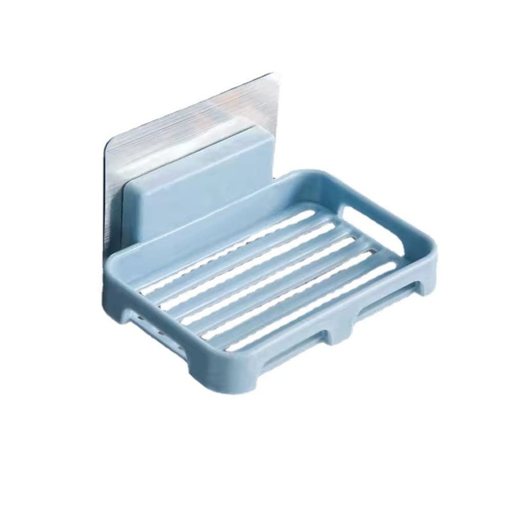 Bathroom Amenities Bathroom Shower Soap Rack Wall Mounted Soap Dish Random Color
