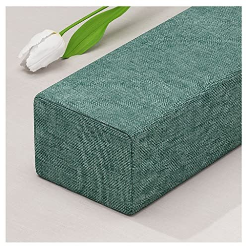 Bed Gap Filler Durable Pillow Gap Filler Headboard Pillow to Fill The Gap Between Your Headboard and Mattress Bed Gap Filler Bolster Headboard Cushion (Color : Green, Size : 20X10X180cm)