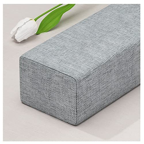 Bed Gap Filler Durable Pillow Gap Filler Headboard Pillow to Fill The Gap Between Your Headboard and Mattress Bed Gap Filler Bolster Headboard Cushion (Color : Light Gray, Size : 20X15X50cm)