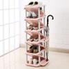 BNNP Free Standing Shoe Racks Shoe Closet Multilayer Shoe Rack Hanger Creative Large Capacity Storage Rack Shoe Rack for Umbrella Storage and Space Saving (Color : B) view 2