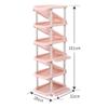 BNNP Free Standing Shoe Racks Shoe Closet Multilayer Shoe Rack Hanger Creative Large Capacity Storage Rack Shoe Rack for Umbrella Storage and Space Saving (Color : B) view 3