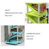 BNNP Free Standing Shoe Racks Shoe Closet Multilayer Shoe Rack Hanger Creative Large Capacity Storage Rack Shoe Rack for Umbrella Storage and Space Saving (Color : B) view 4