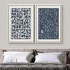 SIGNWIN Framed Canvas Print Wall Art Set Mid-Century Geometric Retro Grid Landscape Abstract Shapes Illustrations Minimal Decorative Bohemian for Living Room, Bedroom, Office - 24"x36"x2 White view 3