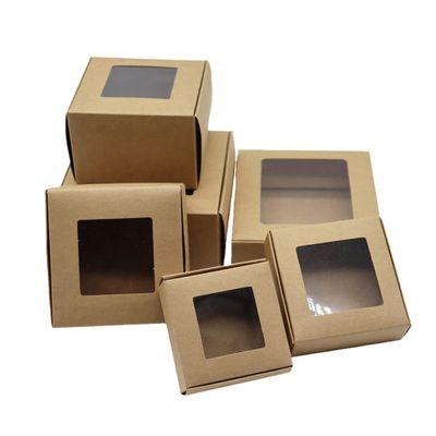15Pcs /Lot Kraft Paper Box Wedding Candy Box Cake Biscuits Wedding Party Event Favor Supplies Packing Gift Box