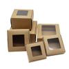 15Pcs /Lot Kraft Paper Box Wedding Candy Box Cake Biscuits Wedding Party Event Favor Supplies Packing Gift Box view 1