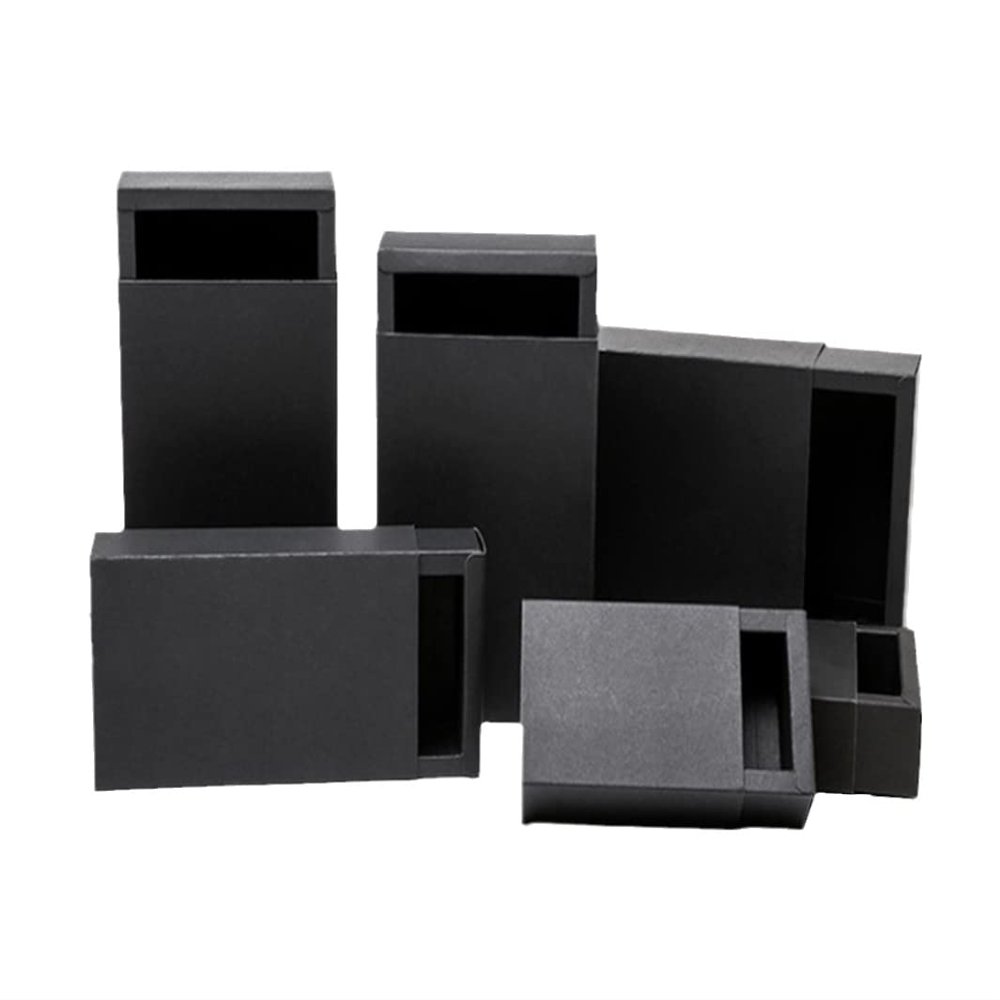 10Pcs Good Kraft Paper Gift Packing Box Wedding Party Cookie Candy Cake Boxes With Clear PVC Window