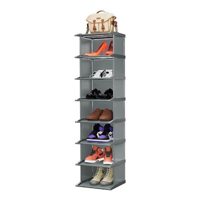 BNNP Free Standing Shoe Racks Shoe Closet Standing Shoe Rack Shoe Cabinet Assembly Shoe Organizer Shelf Top Armrest Closet Rack Shoe Cabinet Entrance Shoe Rack (Color : A)