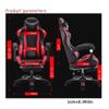 YYDS Chair Gaming Chair Office Chair Esport Gaming Bureau Chaise Recliner Armrest Armchair Pillow Footrest Ergonomics Furniture Ergonomically (Color : Black Gold, Size : Without footrest) view 3