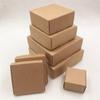 50Pcs Cute Square Kraft Packaging Box Wedding Party Supplies Handmade Soap Chocolate Candy Gift Box view 3