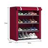 BNNP Free Standing Shoe Racks Shoe Closet Large Non-Woven Shoe Rack Shoe Storage Bag Home Bedroom Shoe Rack Large Capacity (Three Layers/Four Layers/Five Layers) (Color : A, Size : 72cm) view 2