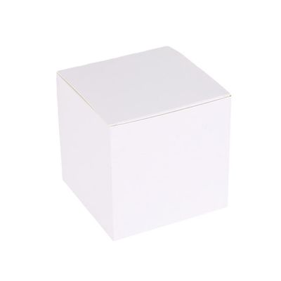 50Pcs Kraft Paper Box Square White Cardboard Box DIY Gift Box For Cookies Jewelry Gift Packaging Candy Cake Baking