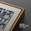 SIGNWIN Framed Canvas Print Wall Art Set Mid-Century Geometric Retro Grid Landscape Abstract Shapes Illustrations Minimal Decorative Bohemian for Living Room, Bedroom, Office - 24"x36"x2 Natural view 4