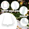 jixsloft Plastic Christmas Light Hanger Clips, Fascia Board Clips, Deck Banister Light Clips, Holiday Light Clips Hangers Outside Indoor for Fascia Board in Thickness from 1''-1 5/8" (50PCS) view 3