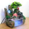 Desktop Fountain Rockery Water Fountain Tabletop with LED Lights Desk Decor Indoor LED Lamp Waterfall Mini Tabletop Fountain for Office Home Bedroom Desk Decoration US Plug 110V (Approx. 3.2kg) view 2