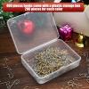 Tatuo 400 Pieces Christmas Ornament Hooks Ornament Hangers Xmas Metal Wire Hooks with Storage Box for Christmas Tree Decoration (Gold,Silver) view 3