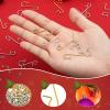 Tatuo 400 Pieces Christmas Ornament Hooks Ornament Hangers Xmas Metal Wire Hooks with Storage Box for Christmas Tree Decoration (Gold,Silver) view 4