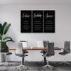 3 Pieces Success Motivational Canvas Wall Art Failure Positive Quotes Wall Decor Motivational Gifts Leadership Inspirational Poster for Office Classroom Home Decor Easy to Hang (12''Wx16''Hx3) view 4