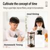 ACGrade Hourglass,Large Hourglass Timer 60 Minute,Black Wooden Frame Decorative Sand Timer,Modern Home Kitchen Office Decoration view 3