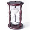 ACGrade Hourglass Timer, Hourglass 60 Minutes White Sand Timer, Hourglass Timer 60 Minutes, Hourglass Sand Timer Clock, Wooden Sand Timer Crafts view 1