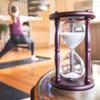 ACGrade Hourglass Timer, Hourglass 60 Minutes White Sand Timer, Hourglass Timer 60 Minutes, Hourglass Sand Timer Clock, Wooden Sand Timer Crafts view 2