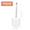 2Pcs Stainless Steel Pasta Strainer Mesh Spider Food Strainer Basket with Handle, fine mesh Noodle Colander Sifter, Kitchen Utensil view 2