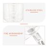 2Pcs Stainless Steel Pasta Strainer Mesh Spider Food Strainer Basket with Handle, fine mesh Noodle Colander Sifter, Kitchen Utensil view 4