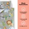 Rapport Home Rumble in The Jungle Kids Duvet Set (Single), Green view 3